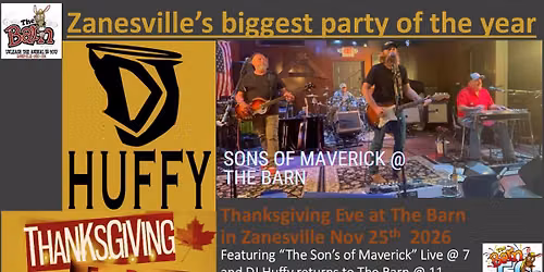 Thanksgiving Eve:  The Biggest Party of the Year!!