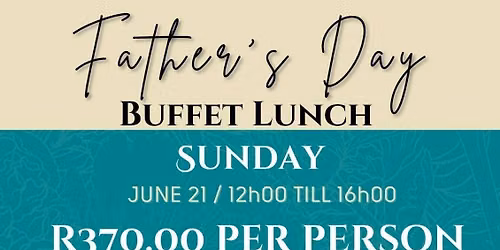 Father's day Buffet Lunch 