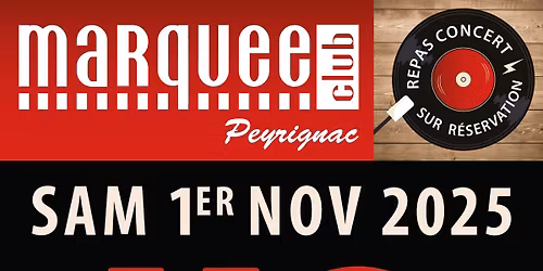 Repas concert U2 Story Tribute U2