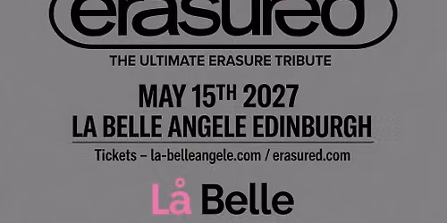 erasured - The Ultimate erasure tribute