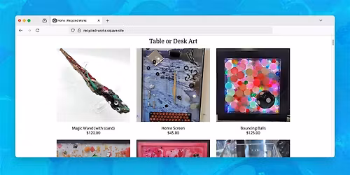 Create an Artwork Sales Website with Square