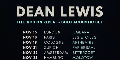 Dean Lewis at Riviera Theatre - IL
