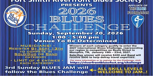 Ft. Smith's 2026 Regional Blues Challenge 