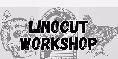 Linocut Workshop with @ReinPress