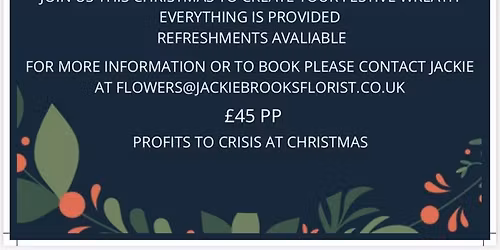 Christmas Door Wreath workshop