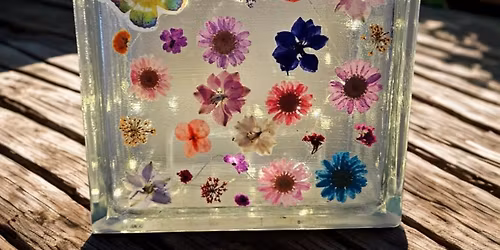 Lighted Floral Glass Block Workshop 