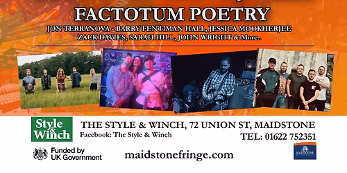 Smile You S.O.B, Echoes, Mitchell Lane, The Next Agenda: Maidstone Fringe: 2nd May The Style & Winch