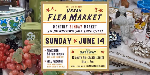 Urban Flea Market: Sunday, June 14