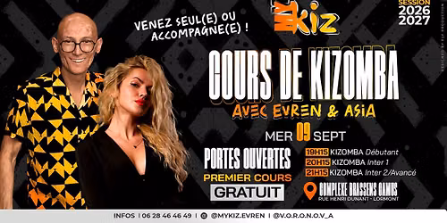 Portes ouvertes Kizomba\/Urbankiz de l\u2019association Mykiz