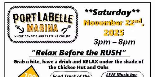 "Relax Before the Rush"