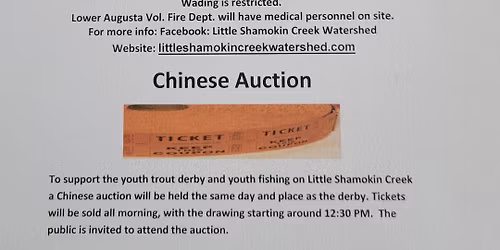 Ted Carodiskey Memorial Youth Trout Fishing Derby