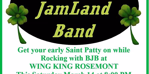 Bailey's JamLand Band Live At Wing King Rosemont March 14