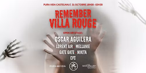 HALLOWEEN REMEMBER VILLA ROUGE - GUEST OSCAR AGUILERA