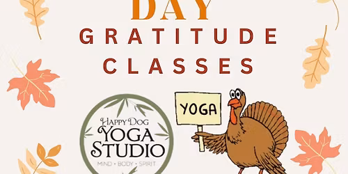 FREE Thanksgiving Day gratitude classes