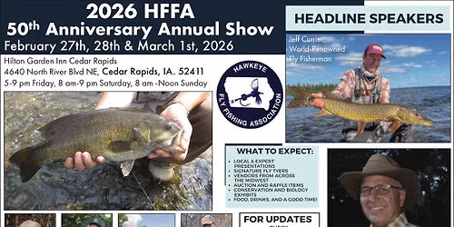 Hawkeye Fly Fishing Association Annual Show