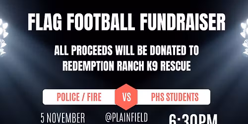 Redemption Ranch - Police \/ Fire VS. Students Flag Football Game