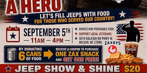 Fill a Jeep Feed a Hero