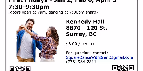 First Friday No-Experience-Needed Modern Square Dance Party (Surrey\/Delta)