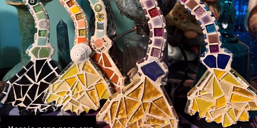 Beginner Mosaics Workshop with Artist Pisces Moon Mosaics