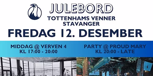 Julebord - Tottenhams Venner Stavanger 2025