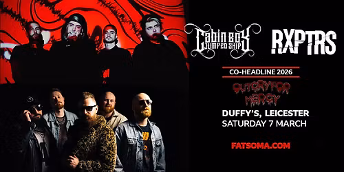 Down For Life Music Presents: Cabin Boy Jumped Ship + RXPTRS + Outcry For Mercy at Duffys, Leicester