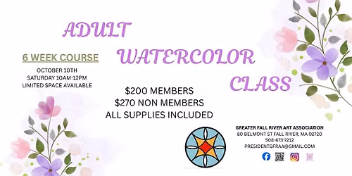 Adult watercolor class