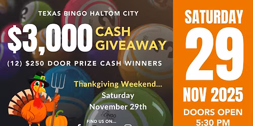 $3,000 Bonus CA$H GiveAway