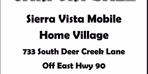 Sierra Vista Village Carport Sale