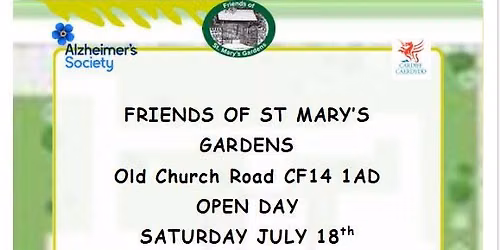 Friends of St Mary's Gardens OPEN DAY