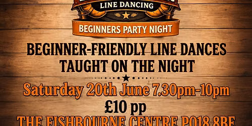 Hit the Floor Line Dancing: Beginners Party Night
