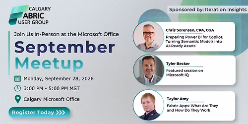 Calgary Fabric User Group - September 2026