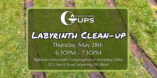 May Labyrinth Clean-up day