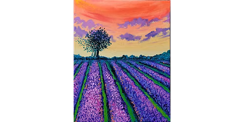 Lavender Field at Sunset - Paint and Sip in Appleton | Classpop!\u2122
