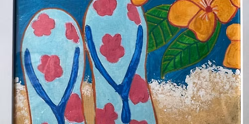 Flip Flops Acrylic Paint Workshop