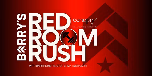 Barry's x Canopy Philly Red Room Rush (Series ONE)