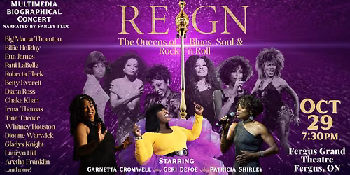 REIGN: The Queens of Blues, Soul & Rock 'n Roll ~ FERGUS