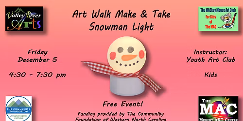 Art Walk Snowman Light