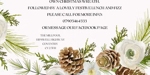 Christmas Wreath Making and afternoon tea