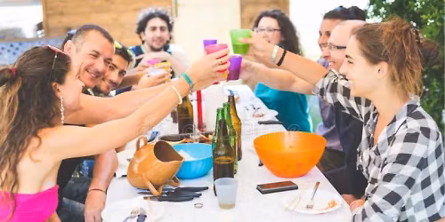 LUNCH at delicious O'Keefe's Tavern in CLEARWATER with fun pre planning