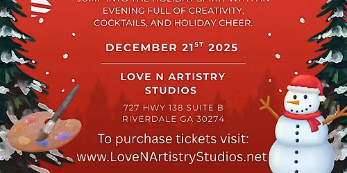 Canvas and Christmas cocktails