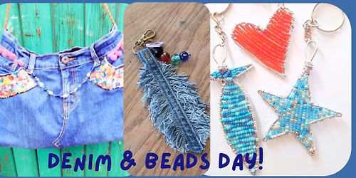 Summer Craft Club - Denim & Beads Day for 10-15 year olds