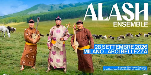 Alash Ensemble | Milano, Arci Bellezza