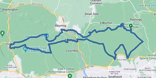 27.5 Miles night time ultra run from Devils Dyke - UK Ultra Training Run