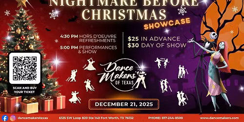Nightmare Before Christmas, DanceMakers Showcase | December 2025