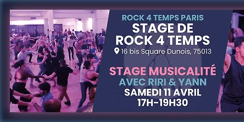 Stage Musicalit\u00e9 - Rock 4 Temps - par Riri et Yann