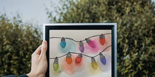 A Holiday Paint and Sip: Holiday Lights
