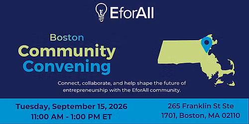 EforAll Community Convening | Boston