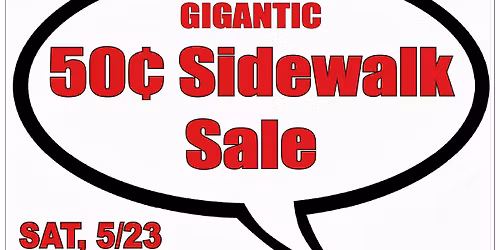 20% OFF Storewide + 50\u00a2 Sidewalk Sale - SAT 5\/23 @ TGE Bowling Green