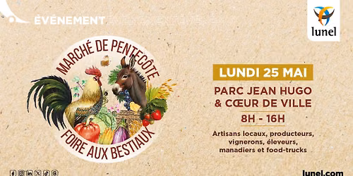 March\u00e9 de Pentec\u00f4te et Foire aux bestiaux \u2022 Lunel