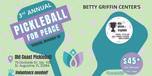3rd Annual Pickleball for Peace